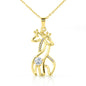 Giraffe Necklace for Best Friend | Meaningful Friendship Gift
