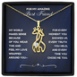 Giraffe Necklace for Best Friend | Meaningful Friendship Gift