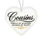 Cousins Christmas Ornament | Family by Blessing, Friends by Heart