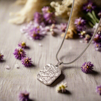 Load image into Gallery viewer, Gold Lava Necklace – Unique Textured Pendant for the Bold
