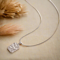 Load image into Gallery viewer, Gold Lava Necklace – Unique Textured Pendant for the Bold
